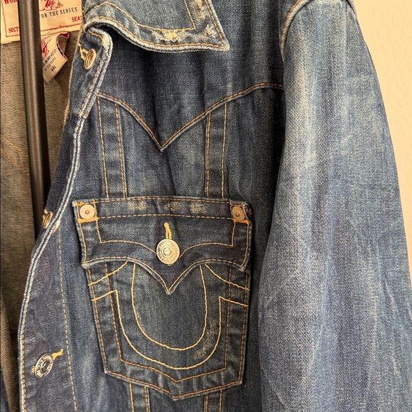 True Religion Indigo Denim Jacket - Picture 2 of 5